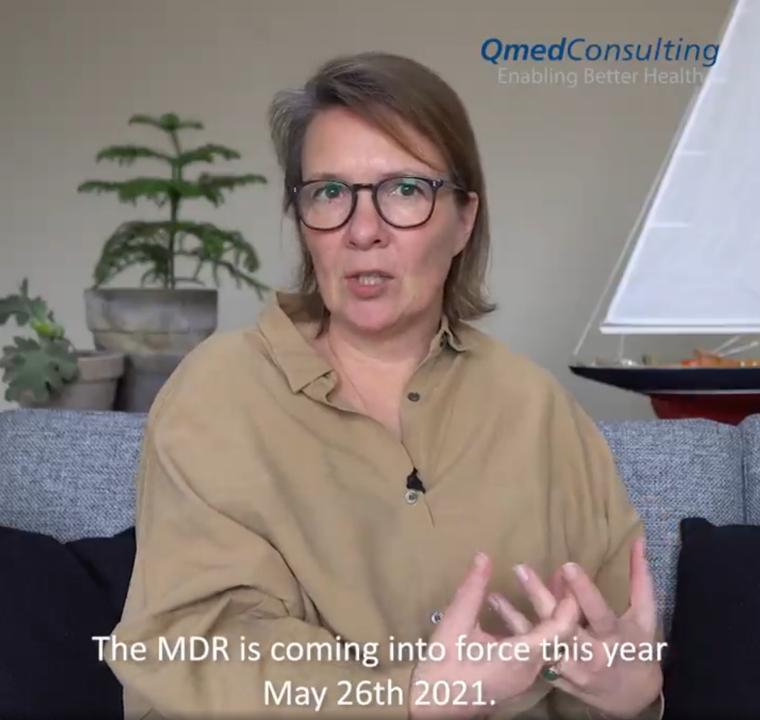 Image of Helene Quie of Qmed Consulting discussing MDR conversion strategy